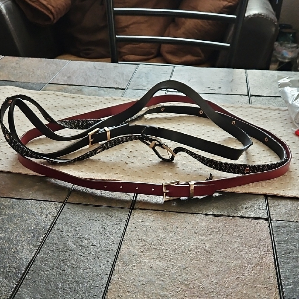 Lot Of 3 Women's Torrid Size 3 Belts.